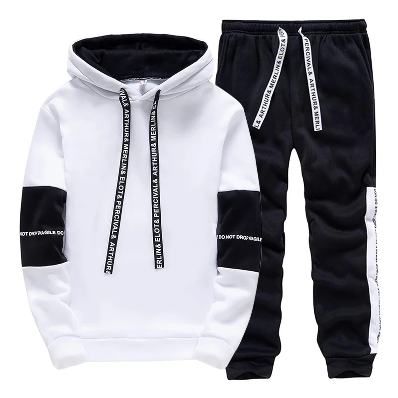 Winter Clothing Hoodie - Trainingsanzug für Herren Lässige Kapuzenpullover Outdoor-Sport