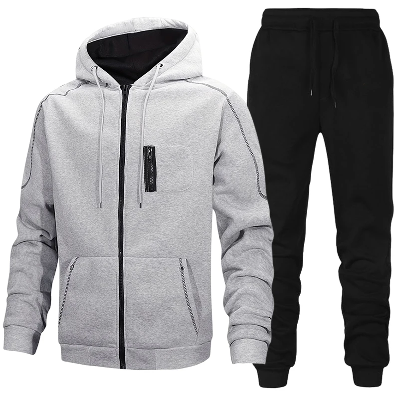 Winter Clothing Hoodie - Modischer Herren-Trainingsanzug, Lässiger Kapuzenpullover, Sweatshirt, Outdoor-Sportbekleidung,
