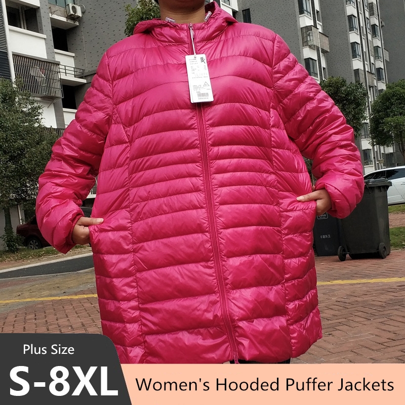 Winter Clothing Online - Plus Size 5XL 6XL 7XL Damen-Pufferjacken