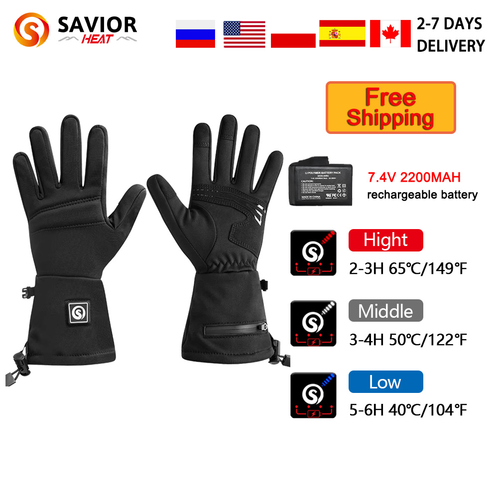 Heated Gloves Electric - Schnee Hirsch S18 Winter Beheizte Handschuhe