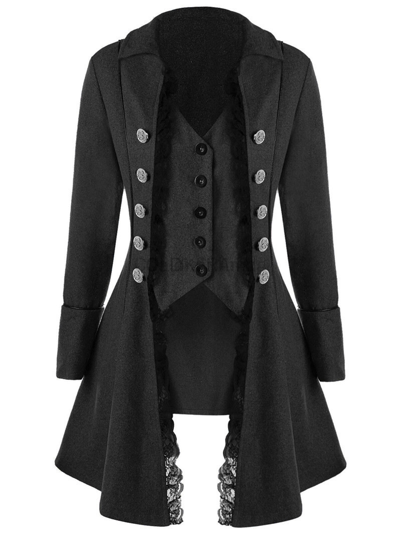 Winter Clothing Women'S - Winter Damen Jacke Gothic Steampunk Korsett