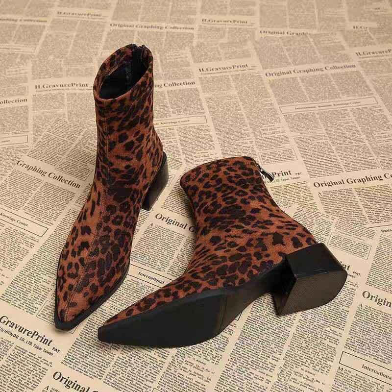 Winter Clothing Women'S - Neue Damen-Stiefeletten mit niedrigem Absatz, moderne