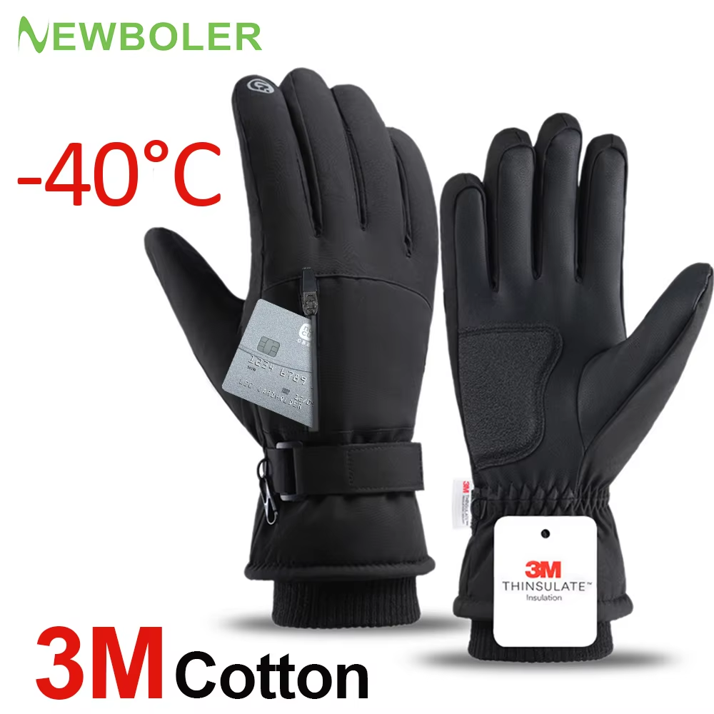 Waterproof Mitten Ski - Männer Winter Wasserdichte Radfahren Handschuhe Outdoor