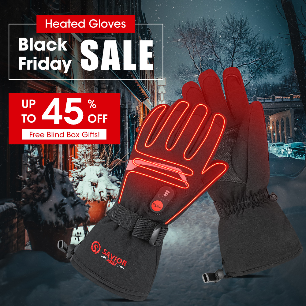 Heated Gloves Electric - SNOW DEER Winter Beheizte Handschuhe Frauen