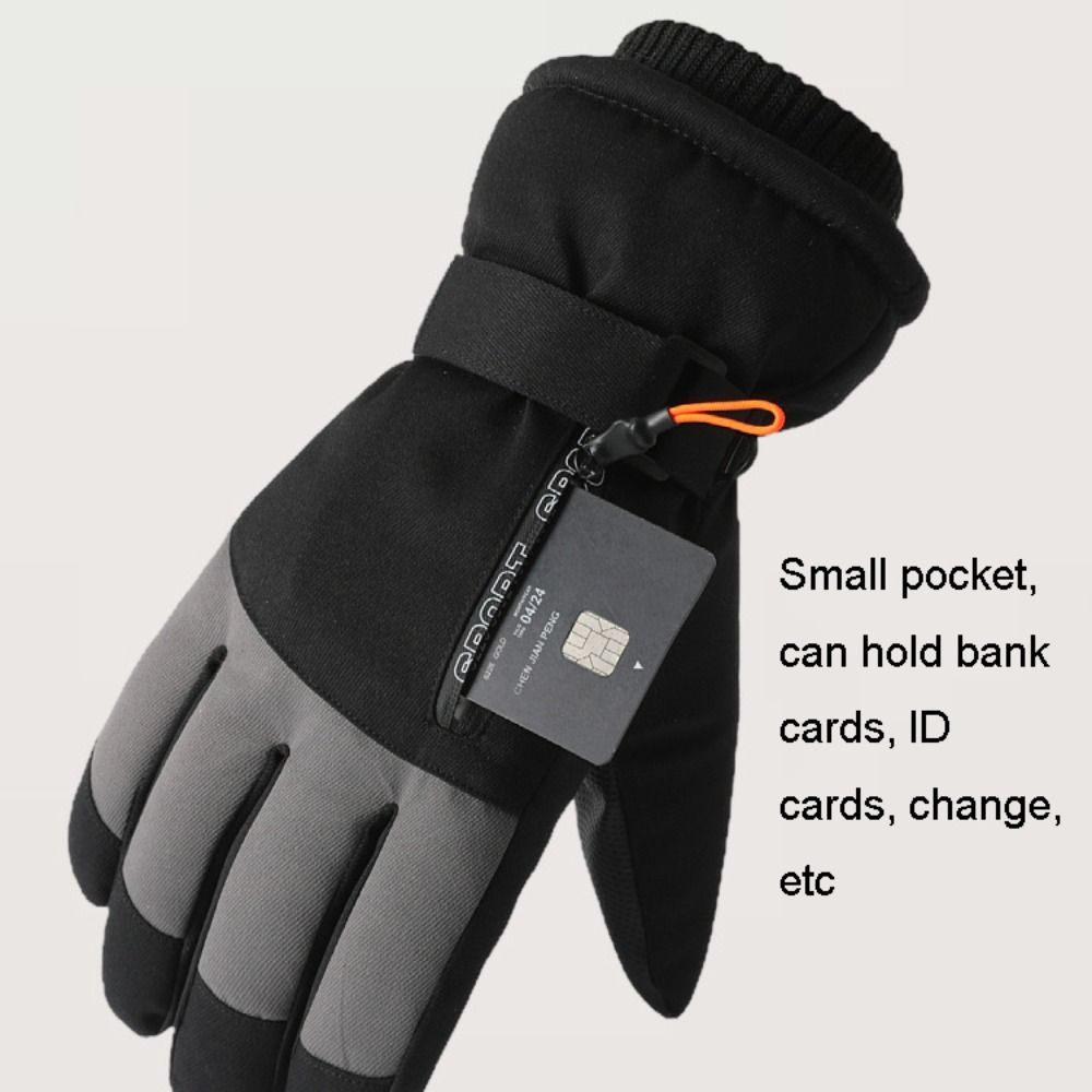 Waterproof Mitten Ski - Winddichte, warme Winterhandschuhe, Touchscreen-fähig, verdickte Snowboard-
