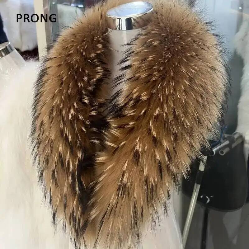 Natürliche Waschbären Pelz Kra – Winter Clothing Online Bewertung und Preis