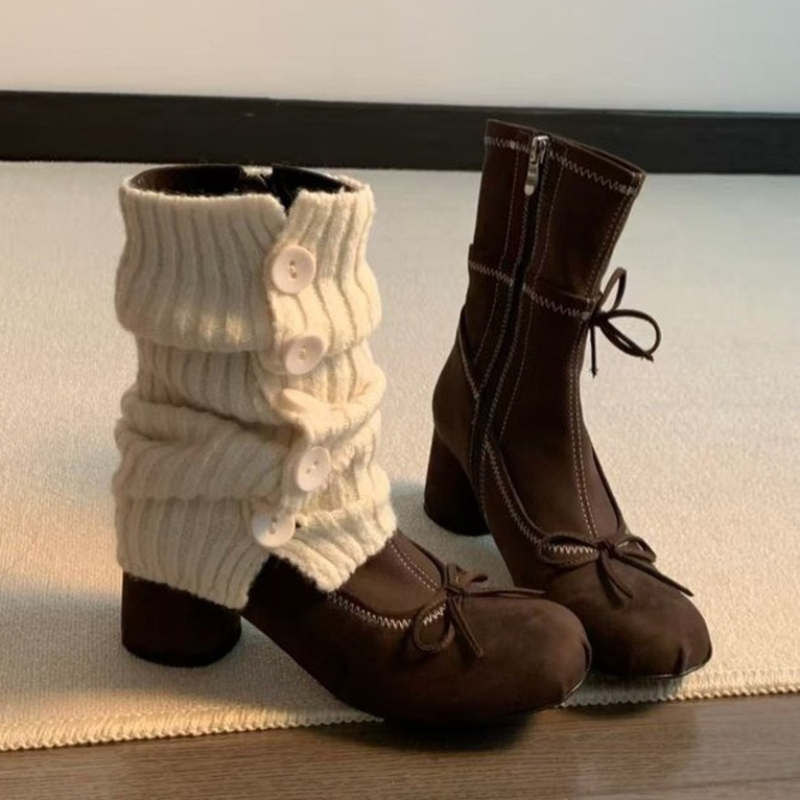 Bogen High Heels Frauen Stiefe – Winter Clothing Women'S Bewertung und Preis