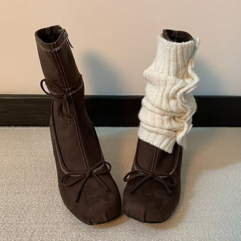 Bogen High Heels Frauen Stiefe – Winter Clothing Women'S Bewertung und Preis