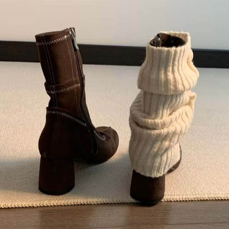 Bogen High Heels Frauen Stiefe – Winter Clothing Women'S Bewertung und Preis