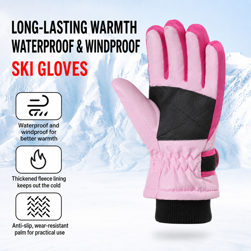 Kinder-Winter-Skihandschuhe, w – Waterproof Mitten Ski Bewertung und Preis