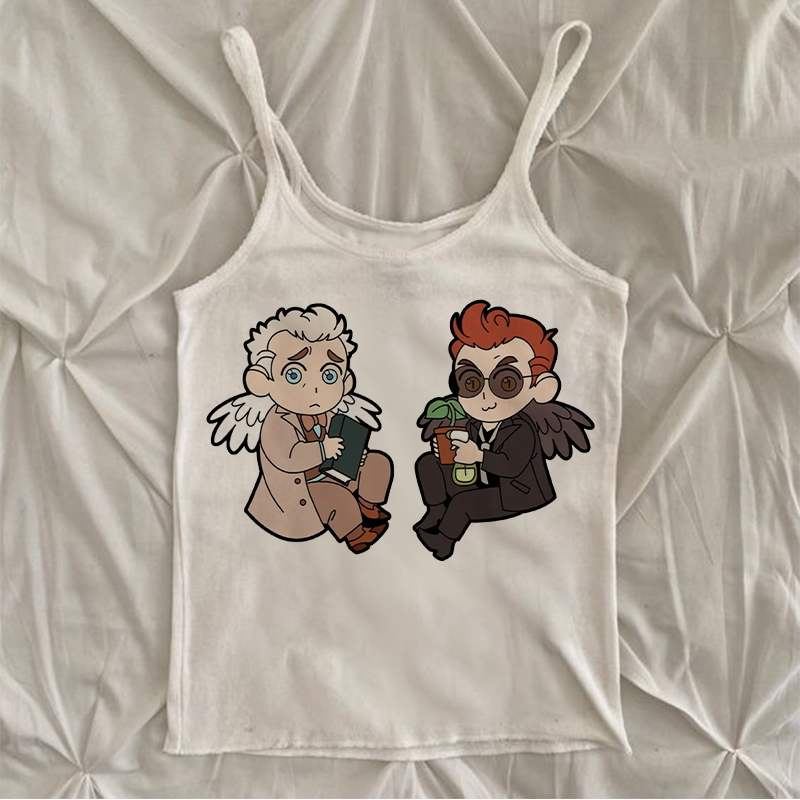 Good OmensY2k Good Omens Print – Zara Winter Clothing Women Bewertung und Preis