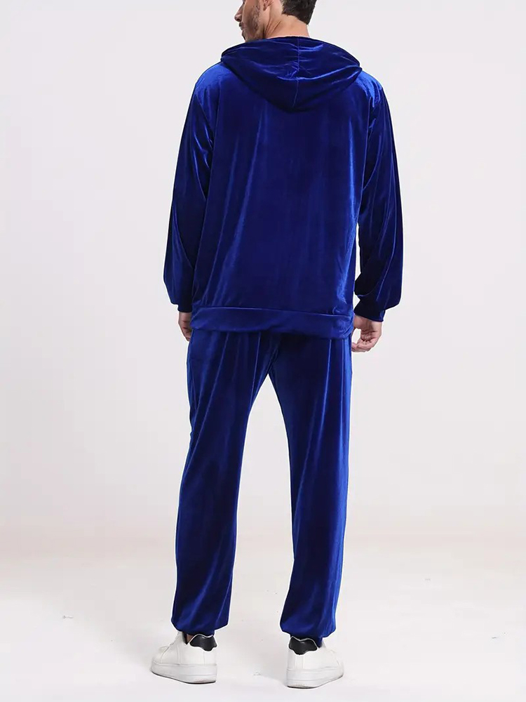Modische Einfarbige Samt-Zweit – Winter Clothing Hoodie Bewertung und Preis