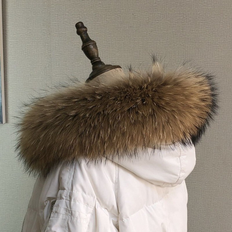 Echter Pelzkragen für Mantel,  – Winter Clothing Online Bewertung und Preis