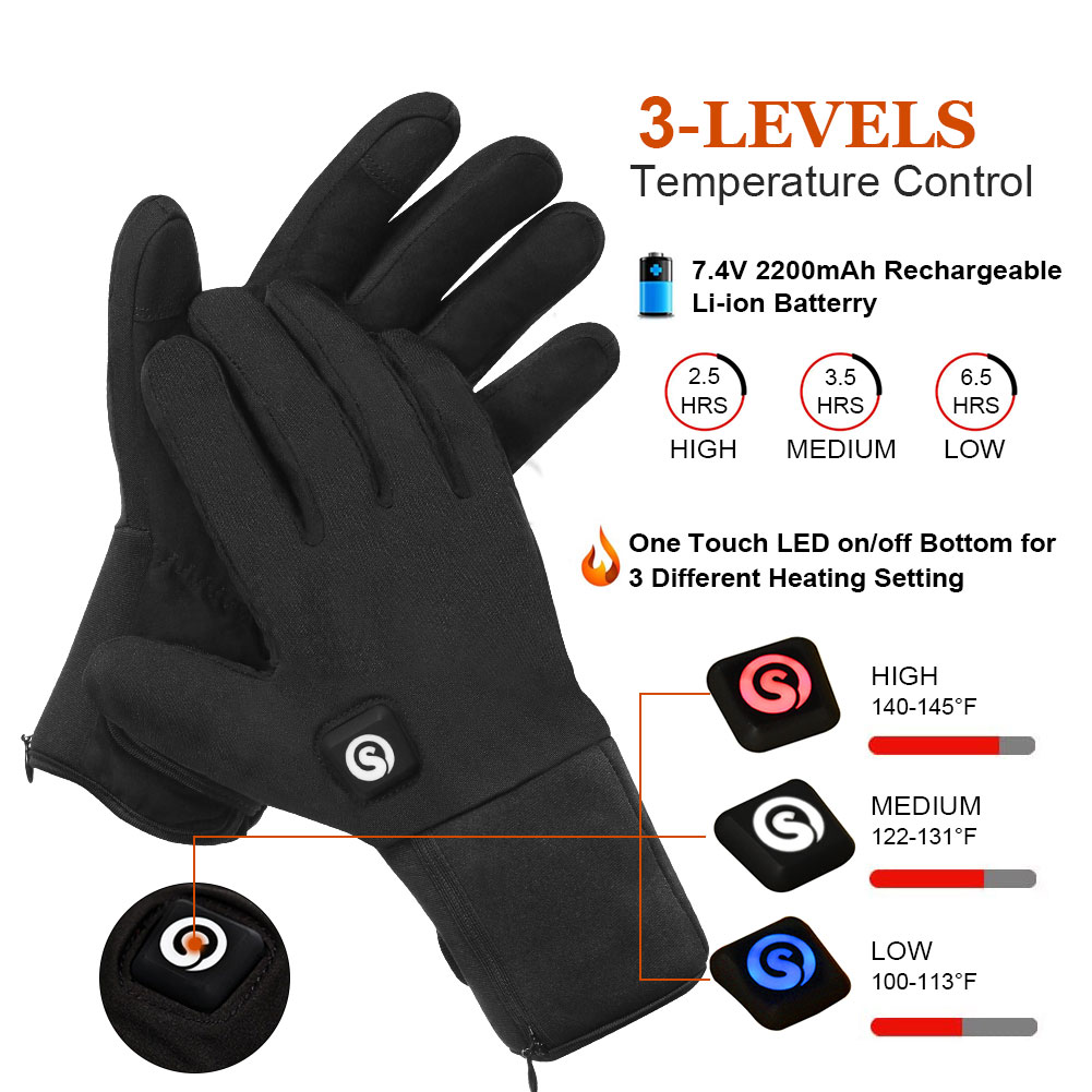 Winter elektrisch beheizte Han – Heated Gloves Electric Bewertung und Preis
