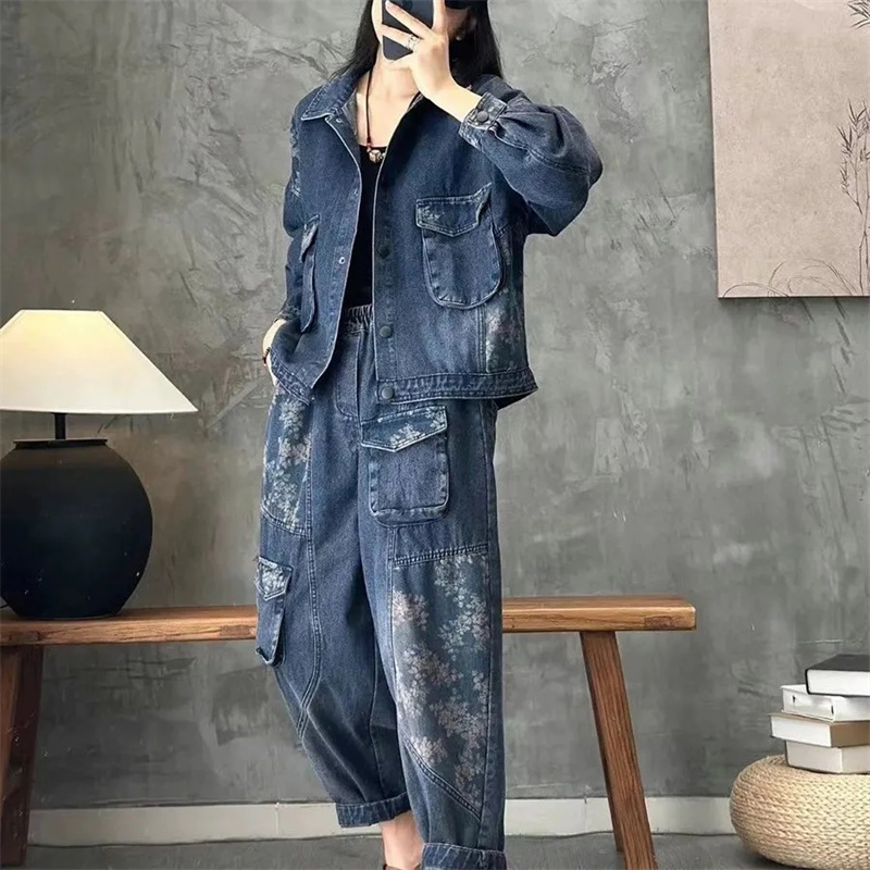 2025 herbst Denim jacke Anzüge – Winter Clothing Online Bewertung und Preis
