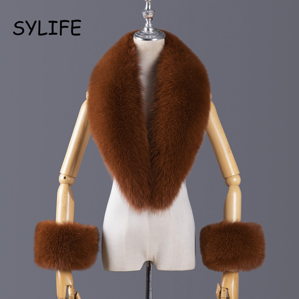 2025 echtem Fuchs Pelz Kragen  – Winter Clothing Online Bewertung und Preis