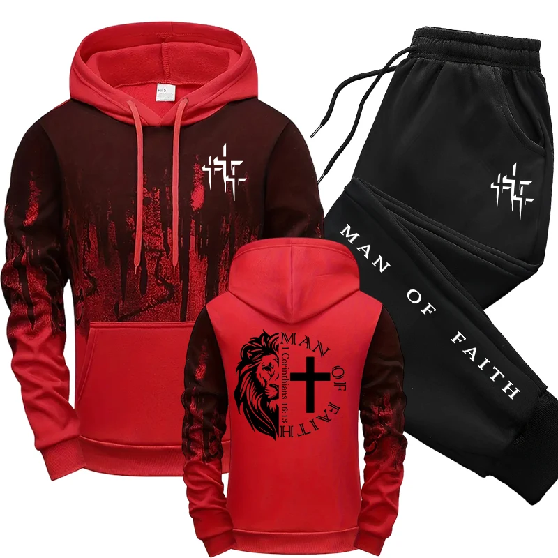 Man of Faith Muster Herren-Set – Winter Clothing Hoodie Bewertung und Preis