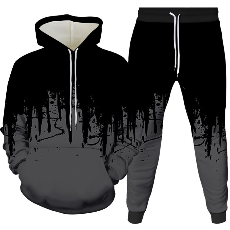 Tinte Malerei 3D Gedruckt Hood – Winter Clothing Hoodie Bewertung und Preis