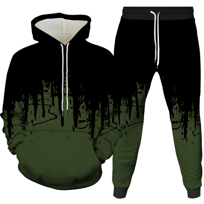 Tinte Malerei 3D Gedruckt Hood – Winter Clothing Hoodie Bewertung und Preis